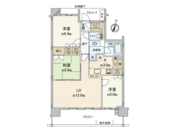 パークホームズ船橋エアリーコート 間取図(平面図) 間取図(平面図)