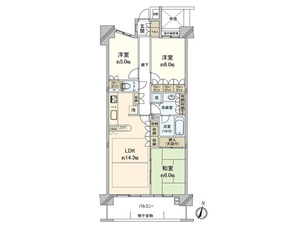 船橋夏見パーク・ホームズ 間取図(平面図) 船橋夏見パーク・ホームズ 間取図(平面図)