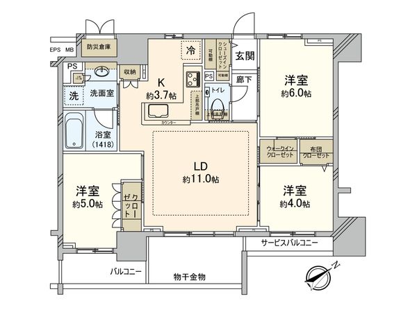 間取図(平面図)