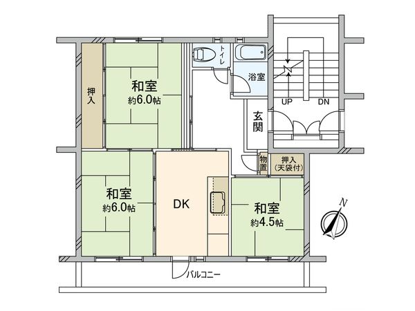 金杉台住宅 間取図(平面図)
