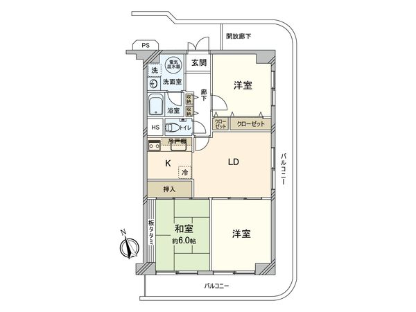 ソフトタウンニュー谷津遊園 間取図(平面図) ソフトタウンニュー谷津遊園 間取図(平面図)