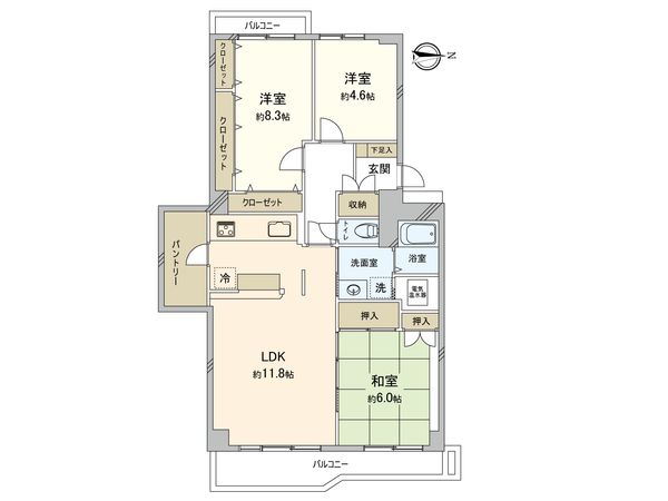 船橋シティハイツ A棟 間取図(平面図) 船橋シティハイツ A棟 間取図(平面図)