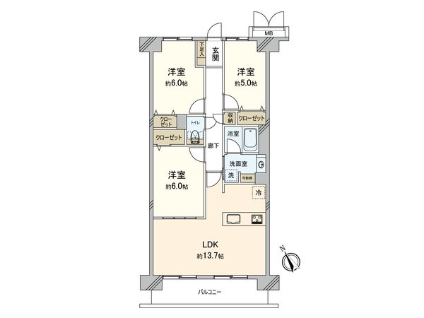 ダイアパレスライブシティ船橋 間取図(平面図) ダイアパレスライブシティ船橋 間取図(平面図)