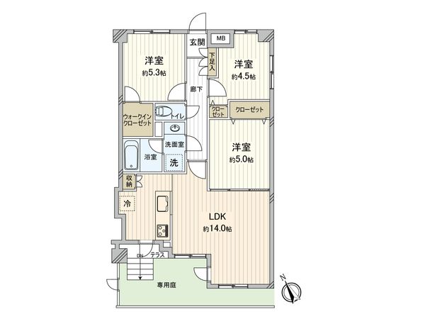 ヒューマンスクエア船橋 間取図(平面図) ヒューマンスクエア船橋 間取図(平面図)