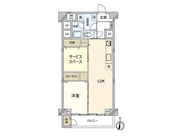 パークサイド船橋 間取図(平面図)