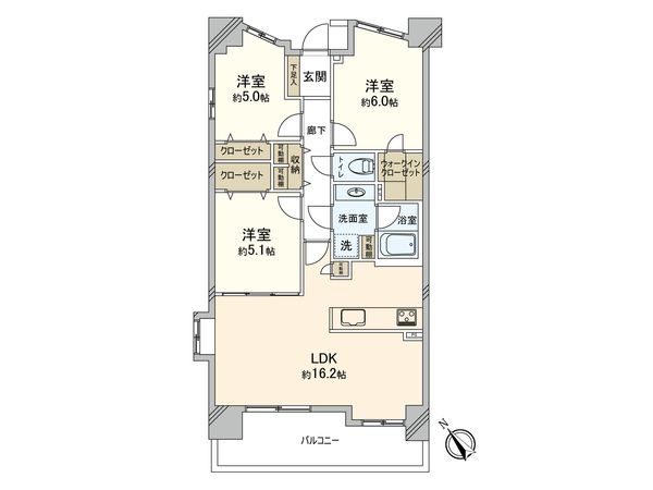 サンヴェール船橋本町 間取図(平面図) サンヴェール船橋本町 間取図(平面図)