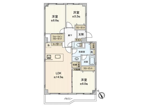 船橋シティハイツ B棟 間取図(平面図) 船橋シティハイツ B棟 間取図(平面図)
