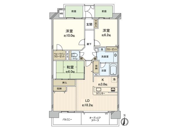 グランシティレイディアント船橋 間取図(平面図) グランシティレイディアント船橋 間取図(平面図)