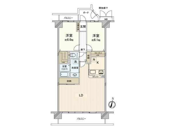エステ・シティ船橋参番館 間取図(平面図) エステ・シティ船橋参番館 間取図(平面図)