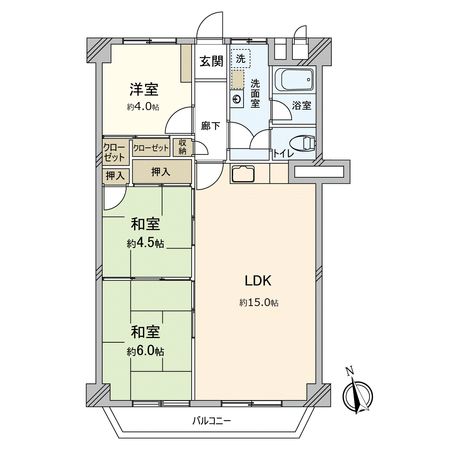 いづみハイツ船橋 間取図(平面図) いづみハイツ船橋 間取図(平面図)