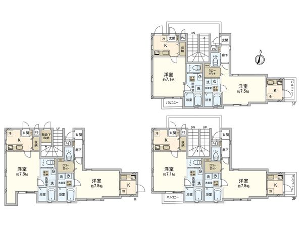 千葉市中央区寒川町3丁目 アパート 間取図(平面図) 千葉市中央区寒川町3丁目 アパート 間取図(平面図)