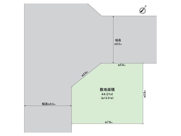 江戸川区瑞江4丁目 土地 区画図 江戸川区瑞江4丁目 土地 区画図
