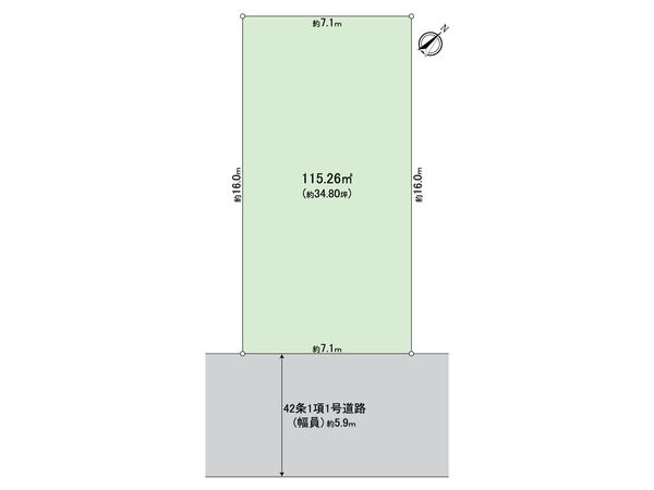 浦安市高洲1丁目 土地 区画図 浦安市高洲1丁目 土地 区画図
