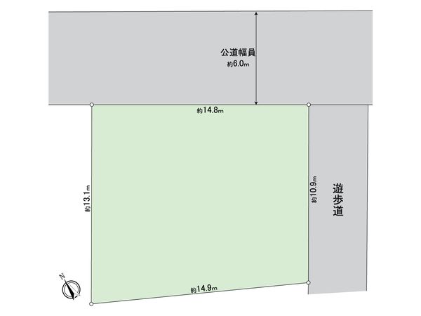 浦安市海楽2丁目 土地 区画図 区画図