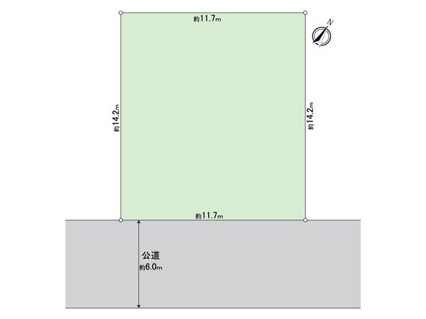 浦安市弁天4丁目 土地 区画図