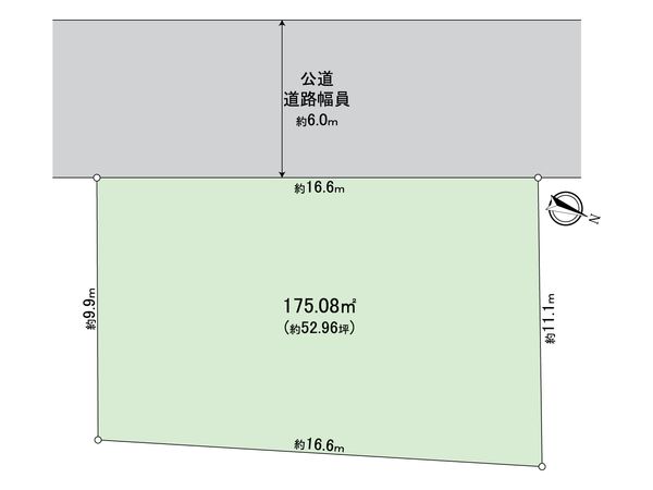 浦安市舞浜2丁目土地 間取図