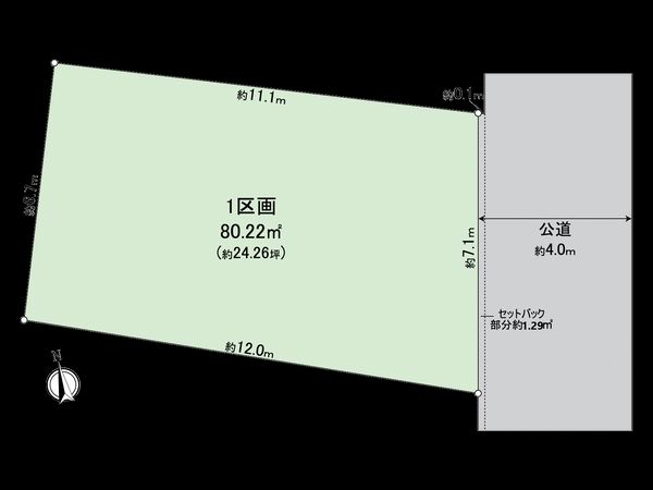 浦安市猫実5丁目 1区画 区画図 浦安市猫実5丁目 1区画 区画図
