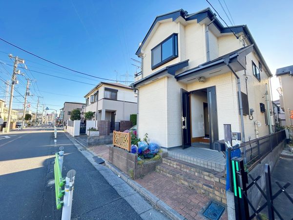 葛飾区細田4丁目 土地 前面道路含む外観