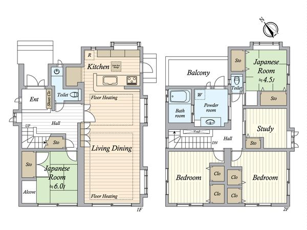 浦安市美浜4丁目 戸建 間取図(平面図) 間取図(平面図)