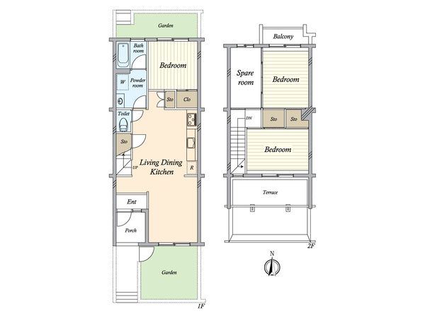 今川団地 15号棟 間取図(平面図)