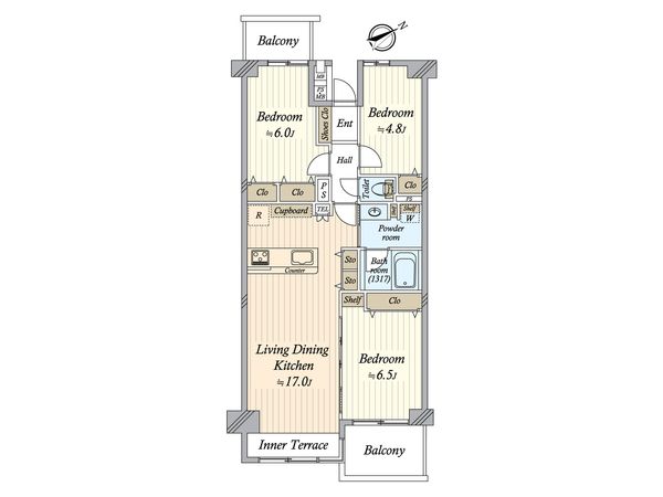 エル・シティ新浦安 一番館 間取図(平面図)