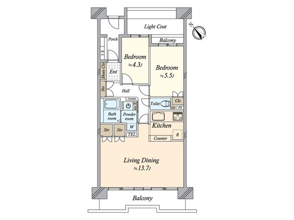 エル・シティ新浦安 四番館 間取図(平面図) エル・シティ新浦安 四番館 間取図(平面図)