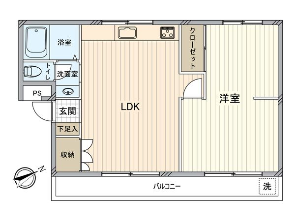 イグレットNO.1 間取図(平面図)