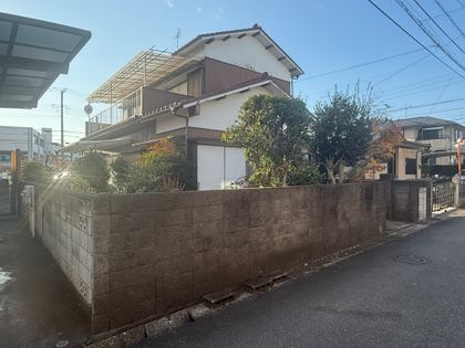 市川市中国分2丁目 土地 前面道路含む外観