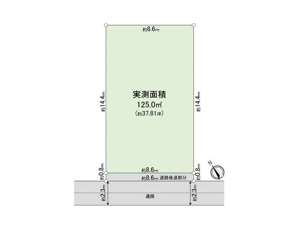 市川市南八幡3丁目土地 区画図 市川市南八幡3丁目土地 区画図
