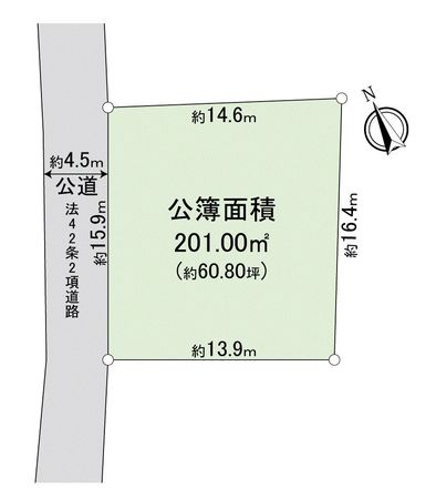 市川市菅野1丁目 借地 区画図 市川市菅野1丁目 借地 区画図