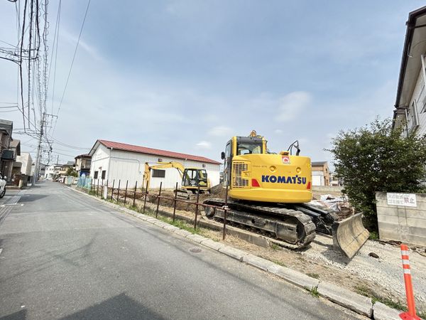 市川市大和田5丁目 土地 5区画 前面道路含む外観 市川市大和田5丁目 土地 5区画 前面道路含む外観