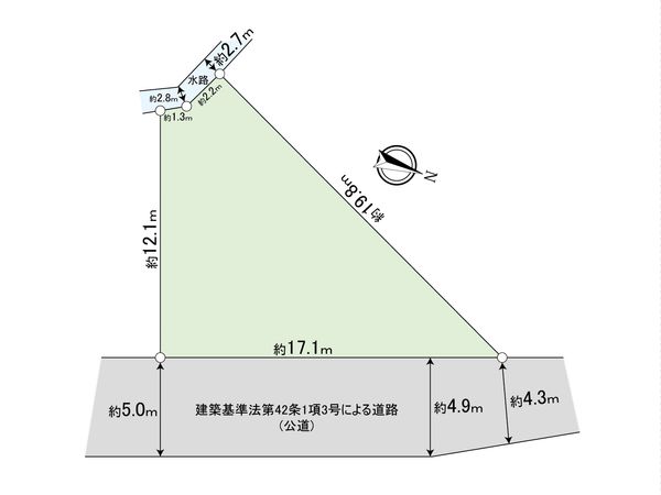 市川市国分1丁目 土地 区画図 市川市国分1丁目 土地 区画図