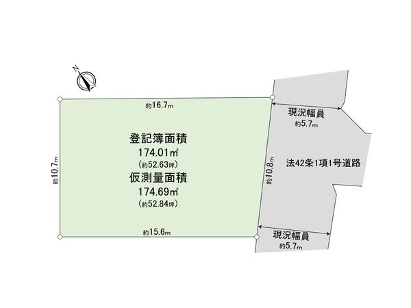 市川市大和田3丁目 土地 区画図 市川市大和田3丁目 土地 区画図