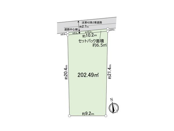 市川市菅野2丁目土地 区画図 市川市菅野2丁目土地 区画図