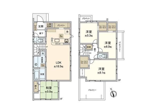 間取図(平面図)