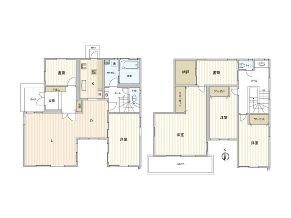 市川市真間5丁目 戸建 間取図(平面図)