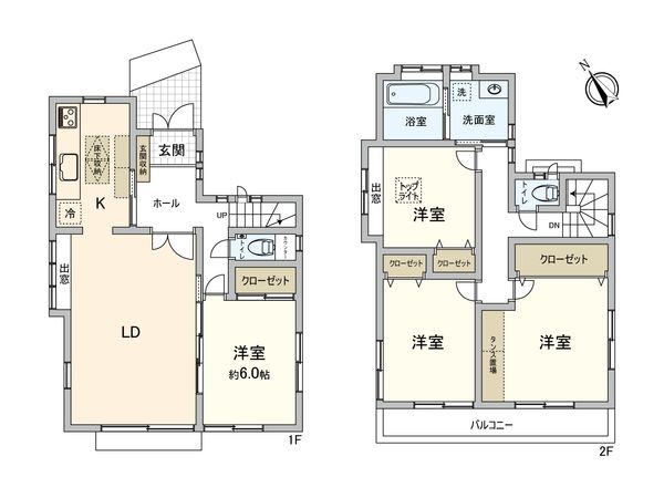 船橋市前原東4丁目 戸建 間取図(平面図)