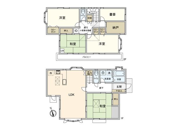 市川市北国分2丁目 戸建 間取図(平面図) 市川市北国分2丁目 戸建 間取図(平面図)