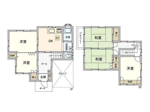 市川市稲荷木2丁目戸建 間取図(平面図) 市川市稲荷木2丁目戸建 間取図(平面図)
