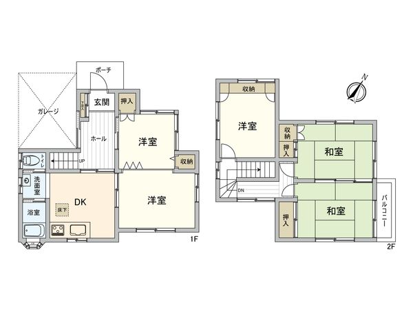 市川市稲荷木2丁目戸建 間取図(平面図) 市川市稲荷木2丁目戸建 間取図(平面図)