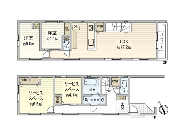 市川市南八幡5丁目 新築戸建 1号棟 間取図(平面図) 市川市南八幡5丁目 新築戸建 1号棟 間取図(平面図)