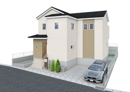 市川市中国分5丁目 新築戸建 外観パース図