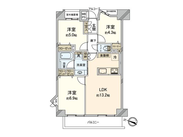 間取図(平面図)