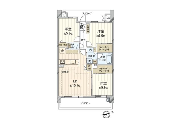 間取図(平面図)