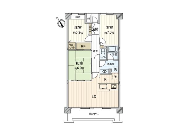 ダイアパレス市川 間取図(平面図) ダイアパレス市川 間取図(平面図)