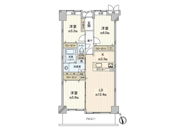 間取図(平面図)