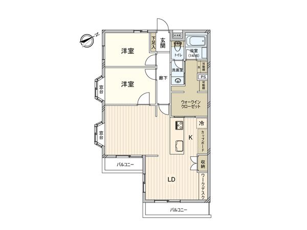 ライオンズマンション市川第7 間取図(平面図)