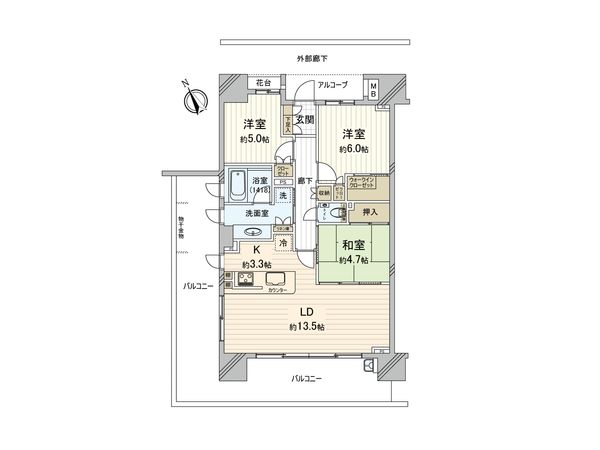 間取図(平面図)
