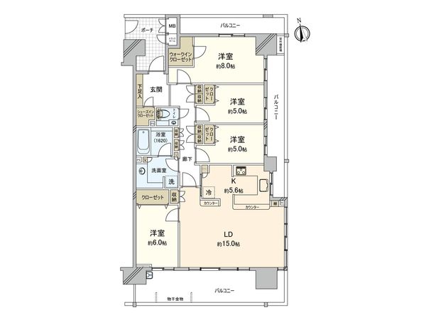 オアセス市川 間取図(平面図)