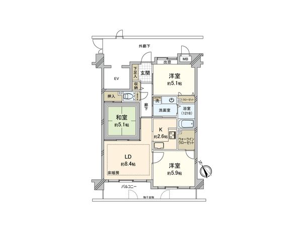 本八幡サニーコート 間取図(平面図) 本八幡サニーコート 間取図(平面図)